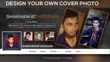 নিজেই DESIGN করুন FACEBOOK PAGE অথাবা PROFILE এর জন্য সুন্দর COVER PHOTO