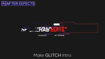 Glitch Intro Video বানিয়ে নিন আপনার Youtube Video এর জন্য | Glitch Logo Animation