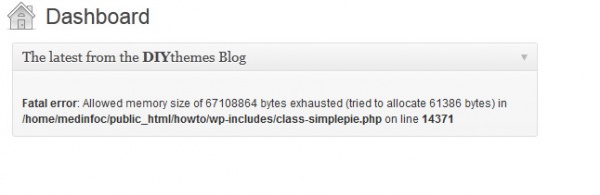 ওয়েবসাইট এ Fatal Error: Allowed Memory Size...দেখাচ্ছে , সমাধান দরকার 