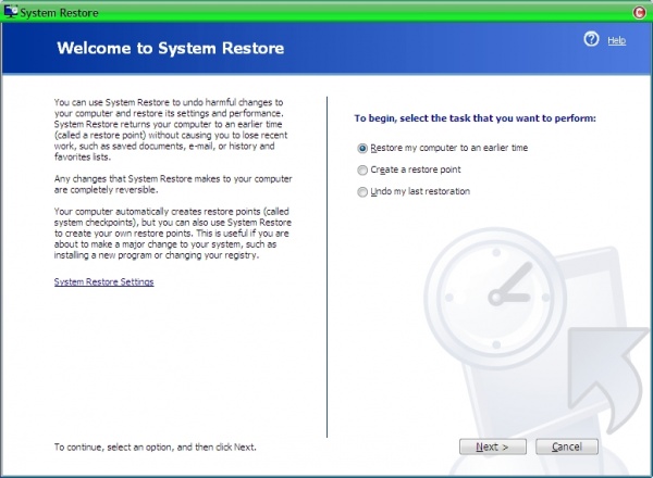 System Restore, Windows XP  ঠিক রাখার দারুন একটি Built-in  Utility