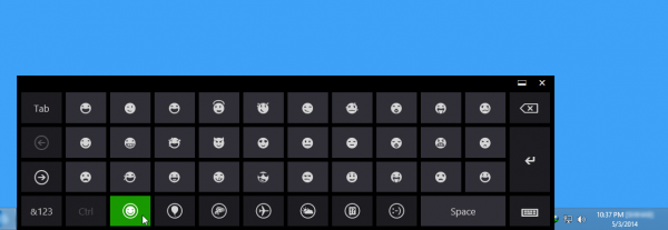 Windows 8 এর Built-in Emotion Keyboard