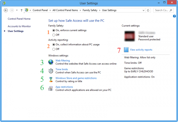 Windows 8 এর Family Safety, আপনার PC যেই ব্যবহার করুক না কেন থাকবে  আপনার পূর্ন নিয়ন্ত্রন