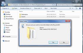 সরাসরি delete করুন যেকোনো ফাইল,কোন কনফার্মেশন মেসেজ ছাড়াই।খুব সহজ !