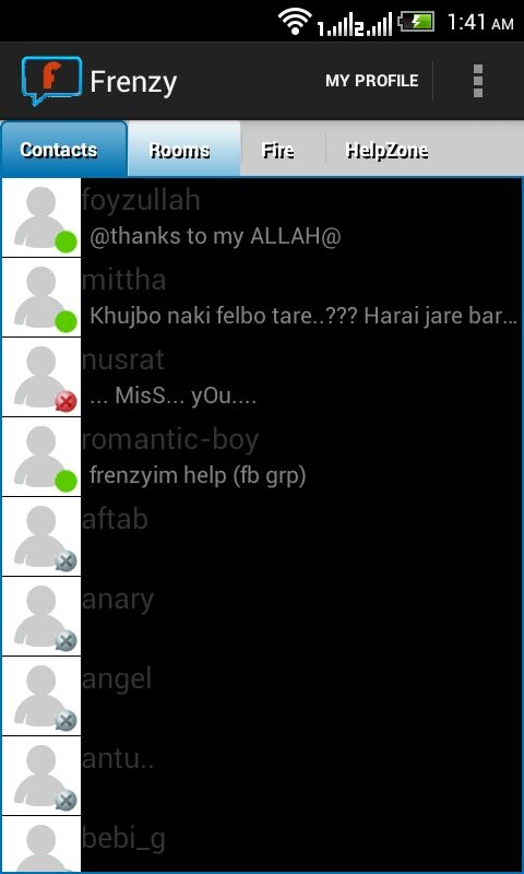 মোবাইল চ্যাঁটিং এর নতুন বিশ্ব Frenzyim এখন এন্ড্রয়েড এর জন্য উন্মুক্ত হল।
