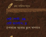 কিভাবে ব্লগের মোট পোস্ট ও মন্তব্য সংখ্যা প্রকাশ করবেন