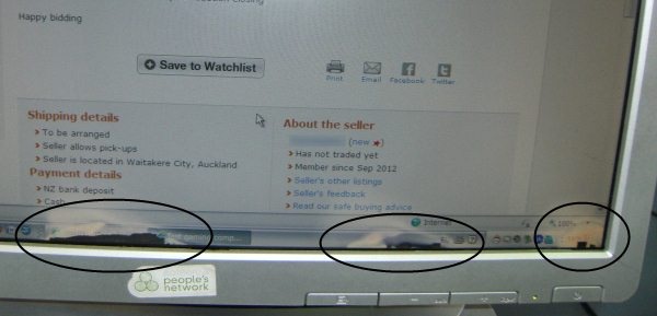 Water damage এর শিকার Led Monitor