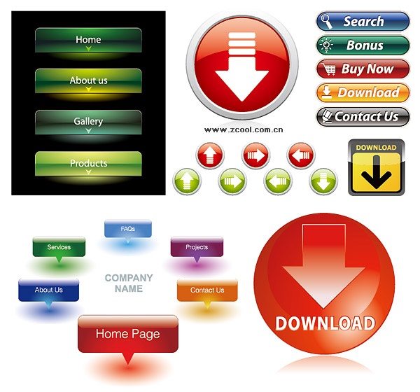 আপনার ব্লগ/ওয়েব সাইটের জন্য নিন দারুণ কিছু Downlaod বাটন !!!