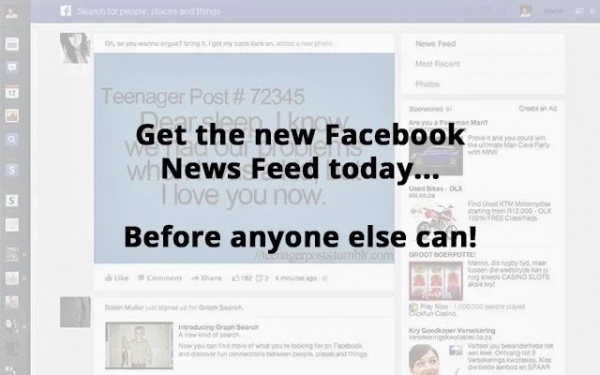 এখনও ফেসবুক এ নতুন নিউজ ফিড পান নি?? এখন ১ মিনিটেই পাবেন, নো টেনশন!