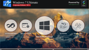 Windows 7 Corporate Edition 2017 32-bit -64-bit