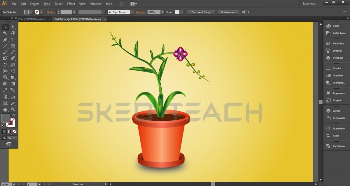 কিভাবে Mess গ্রেডিয়েন্ট টুল ব্যবহার করে ডিজাইন  তৈরি করবেন