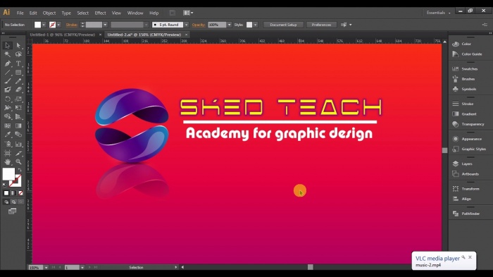 ডিজিটাল লোগো ডিজাইন কিভাবে তৈরি  করতে হয় অ্যাডোবি ইলাস্ট্রেটরে part 35