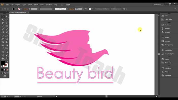 কিভাবে সৌন্দর্য পণ্য বিশেষ লোগো তৈরি করতে হয় অ্যাডোবি ইলাস্ট্রেটর