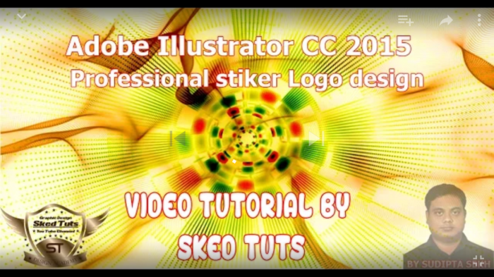 স্টিককার লোগো ডিজাইন – ডিজাইন অ্যাডোবি ইলাস্ট্রেটরে