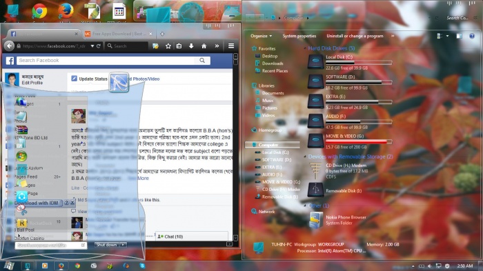 নিয়ে নিন উইন্ডোজ ৭ এর জন্য চমৎকার একটি থিম অবিশা্স্য (৩২ বিট অনলি)