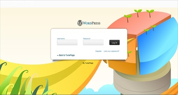 আপনাদের জন্য একটা ফাটাফাটি wp login screen নিয়ে আসলাম।