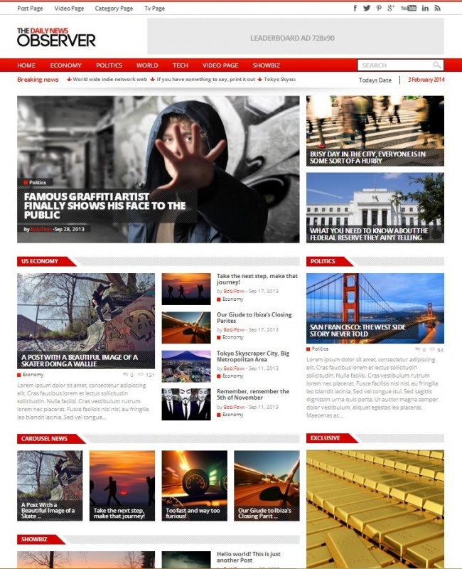 নিউজ/ম্যাগাজিন প্রিমিয়াম ওয়ার্ডপ্রেস থিম নিয়ে নিন একদম ফ্রীতে ।