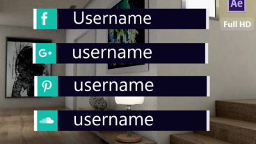 আপনার যদি ইউটিউব চ্যানেল থাকে তাহলে আপনার ভিডিওতে Social media Lower third ব্যবহার করুন প্রফেসনালদের মত