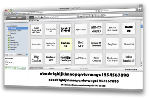 myfontbook