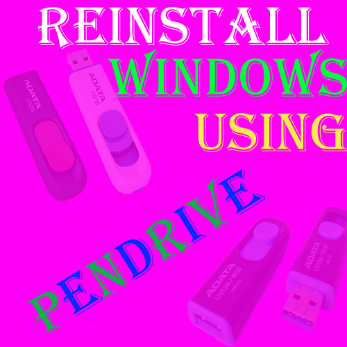 কোন সফটওয়্যার ছাড়াই পেনড্রাইভ দিয়ে উইন্ডোজ সেটাপ করূন খুব সহজে (১ম টিউন)
