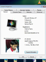 হয়ে যান কম্পিউটার এর মালিক… কম্পিউটার properties এ নিজের ছবি দিন……