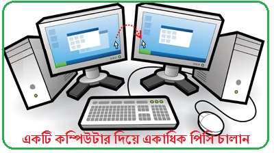 একটি পিসি দিয়েই নিয়ন্ত্রন করুন আপনার নেটয়াকের একাধিক কম্পিউটার কে কোন সফটওয়ার ও ইন্টারনেট ছাড়া !!