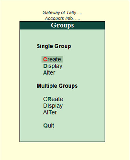 ট্যালি টিউটোরিয়াল – ৬ : গ্রুপ ব্যবস্থাপনা