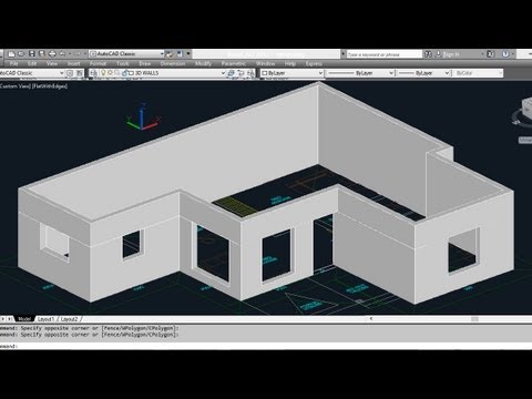 AutoCad এর মাধ্যেমে 3D Wall তৈরি করুন খুব সহজেই