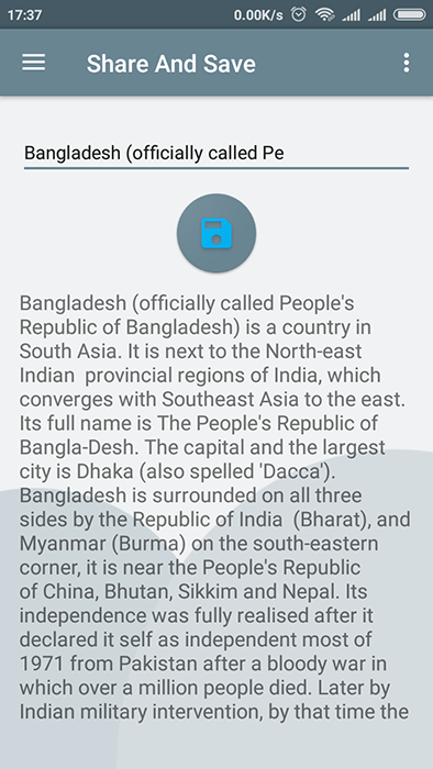 note save, text save