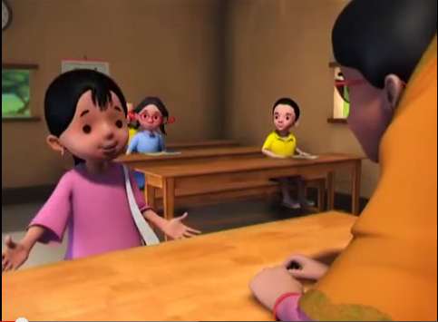 মীনার থ্রিডি কার্টুন- মীনার অভিযান