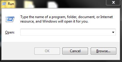 শুধু মাত্র উইন্ডোজ ৮ ব্যাবহারকারিদের রান কমান্ড