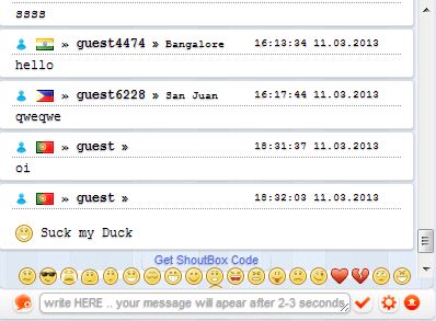 ব্লগ বা সাইটে যুক্ত করুন একটি ShoutBox…………