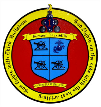 3d BD 11th Marines Insignia Plaque