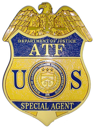 ATF Alcohol Tobacco Firearms Badge Plaque6