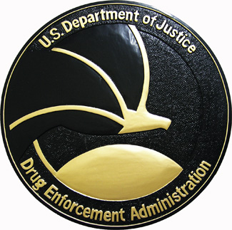 DEA Seal - Black & Gold Variation