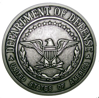 Department of Defense Seal Coin Plaque