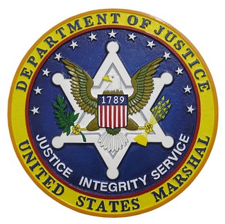 Department of Justice Marshal Seal Plaque