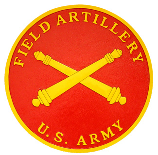 Field Artillery Seal Plaque