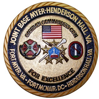 Garrison Commanders Coin Seal Plaque