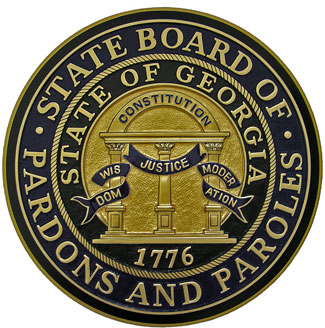 Georgia State Board of Pardons and Paroles Seal Plaque