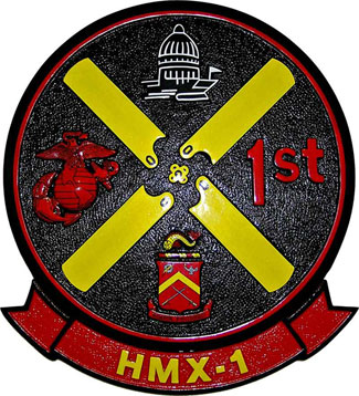 HMX-1 Patch Plaque Marine Helicopter Squadron One Patch Plaque