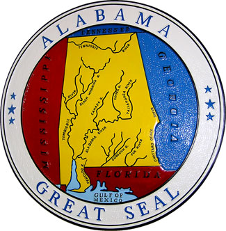 Alabama State Seal Plaque