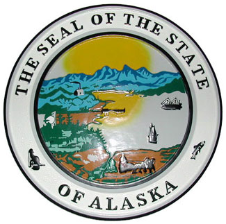 Alaska State Seal Plaque