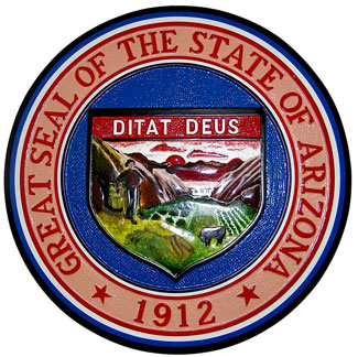 Arizona State Seal Plaque