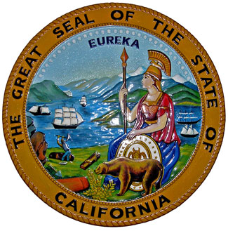 California State Seal Plaque