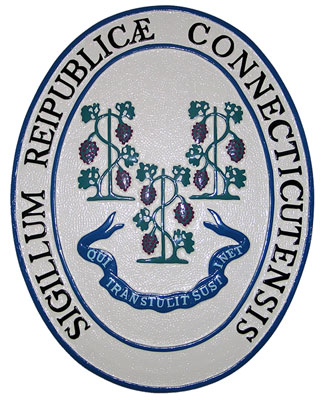 Connecticut State Seal Plaque