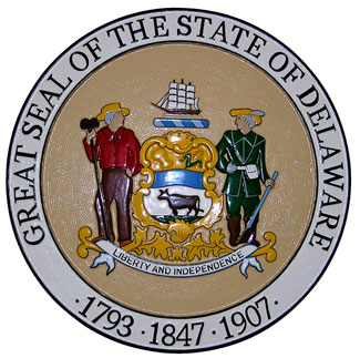 Delaware State Seal Plaque