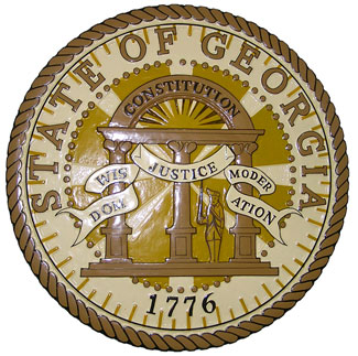 Georgia State Seal Plaque