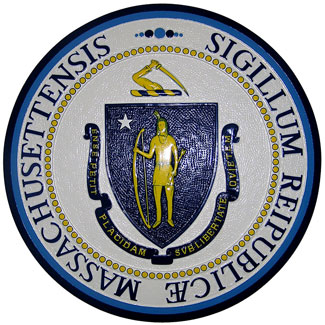 Massachusetts State Seal Plaque