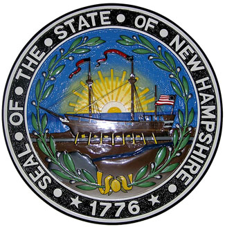 New Hampshire State Seal Plaque