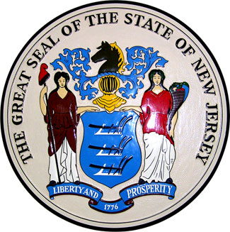 New Jersey State Seal Plaque